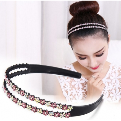 High Quality Crystal Hair Clasp Luxury Toothed Hair Band For Girls Hair Decoration